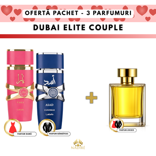 2 + 1 GRATIS – Yara Candy & Asad Zanzibar Lattafa + Parfum Cadou 100 ml